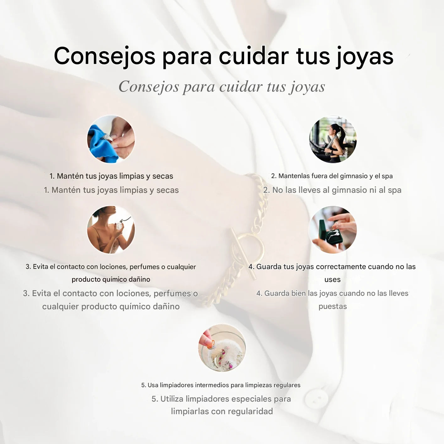 Pulsera Eslabon Grande Plateado/Dorado. Acero Inoxidable 316